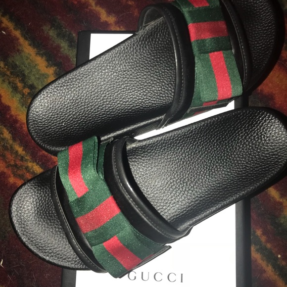 Gucci Shoes - Gucci sandals and Gucci jersey T